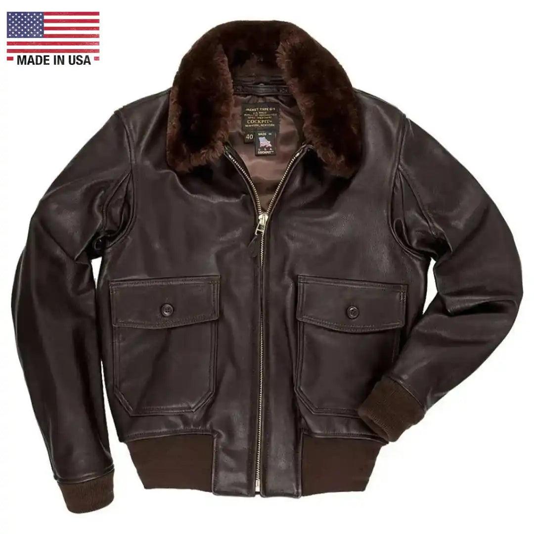 G-1 Goatskin Leather Flight Jacket | Legendary USA