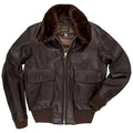 Size: 46 Cockpit USA Men's Modified G-1 Goatskin Leather Flight Jacket Final Sale Ships Same Day (Copy)