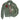 Front view of the Cockpit USA Sage Green Top Gun Maverick Movie Heroes Flight Jacket highlighting patch placement made in USA