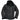 Cockpit USA Men's R.A.F. Sheepskin Bomber Jacket in black, front view with fur collar and leather belt