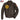 Front view of Cockpit USA Men's USN Black Eagle Flight Jacket with chest and sleeve patches