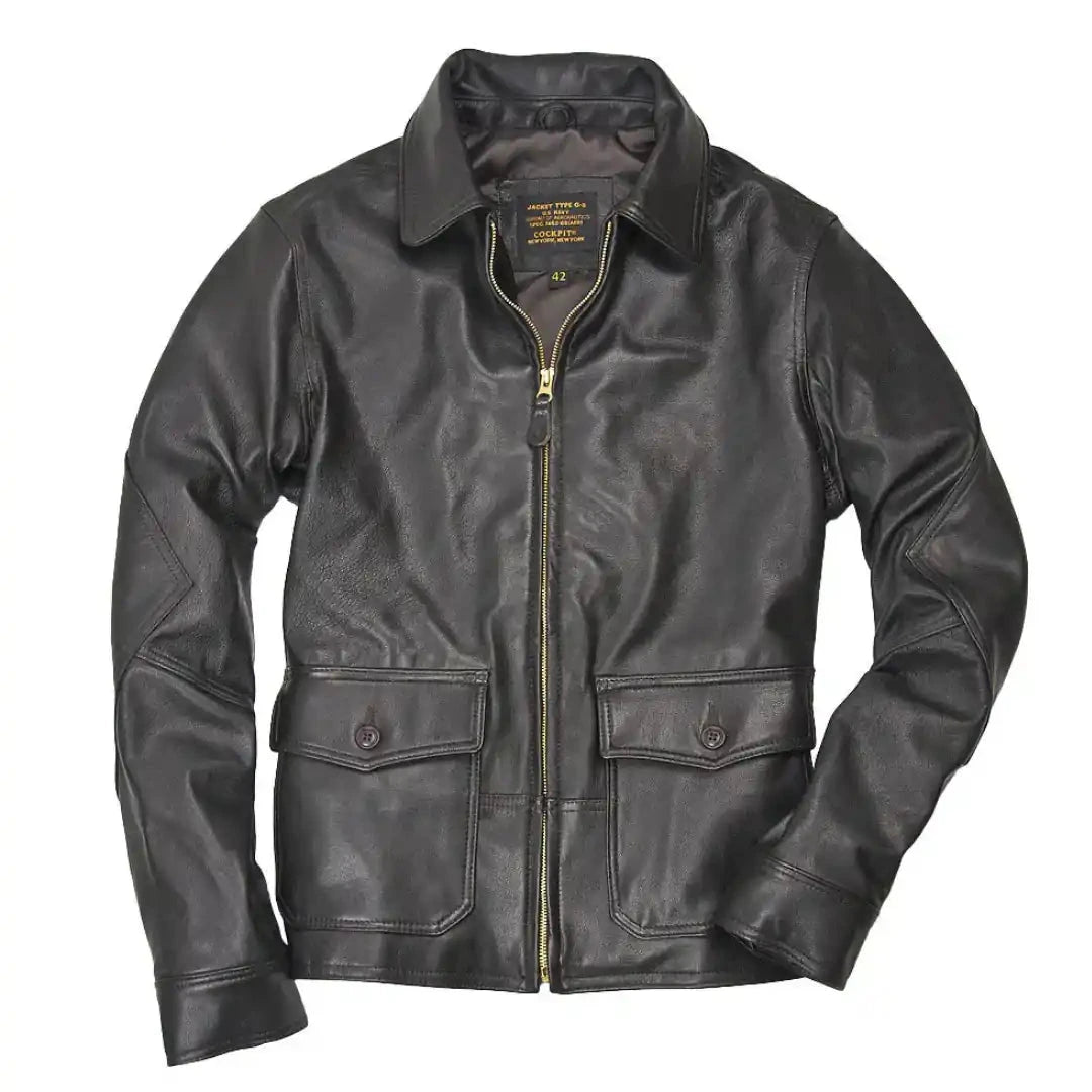 テキサス SWAT & U.S.N. レザージャケット Men's Goatskin Leather Jacket | USN Jacket | Legendary USA