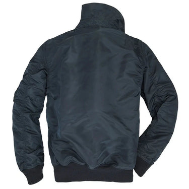 Cockpit USA Men's USN Fighter Weapons Nylon Flight Jacket - Navy Back
