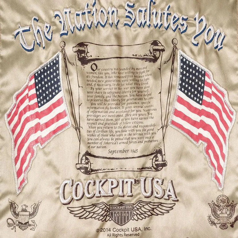 The Nation Salutes You — interior artwork