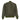 Rear view of the WWII American Tanker Jacket in olive, showing simple back design and ribbed hem