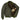 Inside view of olive WWII Tanker Jacket showing brown wool lining and authenticity label