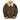 Front view of Cockpit USA Super Fortress Sheepskin Bomber Jacket with tan shearling collar and distressed brown leather exterior made in USA