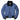 Front view of the Cockpit USA Women's B-15 Bomber Jacket in blue with a black fur collar.