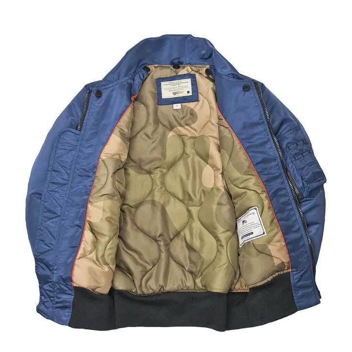 The quilted interior lining