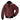 Front view of the Cockpit USA Women's Amelia Jacket in burgundy leather with flap pockets.