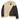 Interior view of Cockpit USA Women's B-3 Jacket showing full cream shearling lining