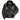 Front view of the Cockpit USA Women's Stealth Top Gun Jacket in black leather with military-style patches and a shearling collar.