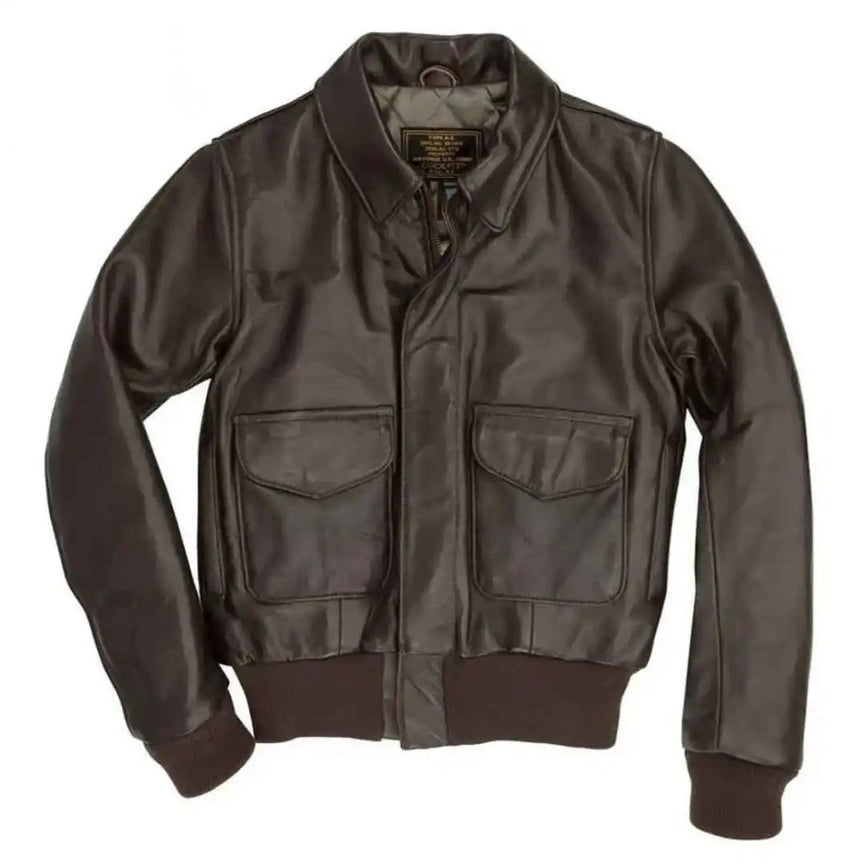 Cockpit USA Women’s WASP A-2 Lambskin Leather Flight Jacket — Classic WWII A-2 Style