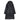 Back view of the trench jacket highlighting long silhouette and clean panel stitching