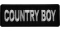 Country Boy Iron on Patch