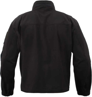 Back view of Covert Ops Soft Shell Jacket by Rotcho, highlighting back construction