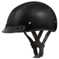 D.O.T. Daytona Skull Cap- Leather Covered