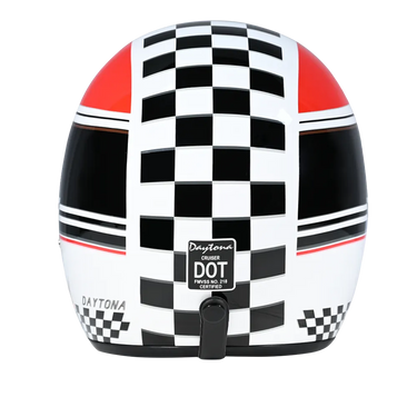 Daytona Cruiser Open Face Motorcycle Helmet Visor & Graphics w/ Daytona Classic, a cruiser - graphics