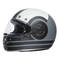 Daytona Retro Full Face Motorcycle Helmet: Vintage Style - Racer | DOT Approved