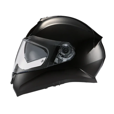 Daytona Detour Full Face Motorcycle Helmet - Dual Visor - Hi-Gloss Black | DOT Certified