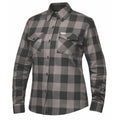 Derringer Black and Gray Womens Flannel Shirt