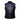 Front-facing view of women's diamond stitch purple motorcycle vest, with brand detailing visible