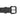 Rear buckle and snap detail of women's diamond stitched cowhide leather belt