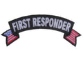 First Responder US Flag Small Rocker Patch