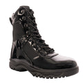 Forced Entry High-Gloss Tactical Boot with Side Zipper — 8 Inch