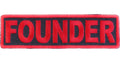 Founder Patch Red