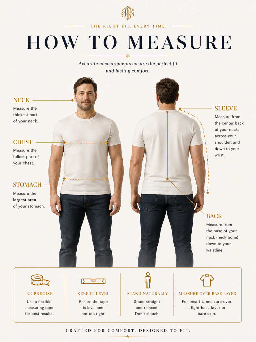 How to Measure guide for proper sizing