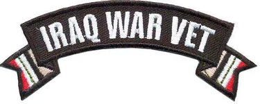 Iraq War Vet Small Rocker Patch - Legendary USA
