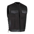 Legendary Black Jack Men's Lightweight Cordura Motorcycle Vest