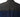 Close-up of leather shoulder panel on Legendary Blue Demo vest showing texture and stitching detail, Made in USA