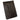 Back view of horsehide wallet with dual card slots and fine leather texture, Made in USA