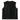 Back view of Legendary Classic NCP Fitted Leather Motorcycle Vest with smooth black leather, made in USA