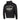 Legendary Custom Cuts Best Damn Motorcycle Hoodie in black by Legendary USA, back view with large winged skull logo graphic, made in USA