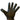 Single glove palm view of Legendary Double-Diamond Deerskin Motorcycle Glove with white stitching, short wrist, made in USA