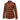 Legendary No Life series women’s black and brown flannel shirt front view on white background