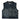 Front view of Legendary LowLife Camo cropped fitted leather motorcycle vest featuring black shoulders, dual chest pockets, and camo leather body, made in USA