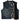 Interior view of Legendary LowLife Camo leather motorcycle vest showing camo mesh lining, full zipper and snap closure, made in USA