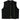 Legendary LowLife Canvas Club Vest shown open to reveal zipper and snap closures, Made in USA