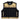 Front view of Legendary LowLife NCP American Python and black canvas club style motorcycle vest with exotic trim, made in USA