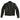 Back view of Legendary Miss America women's leather jacket with lace-up sides and zip cuffs, made in USA
