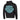 Back view of Legendary black hoodie with bright blue USA Legendary shield design