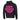 Back view of Legendary black hoodie with large pink USA Legendary shield logo