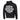 Back view of Legendary black hoodie with striking white USA shield logo graphic