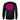 Back view of black long sleeve shirt with large hot pink Legendary USA shield logo, made in USA