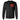 Black long sleeve shirt with red Legendary USA shield logo on chest, made in USA