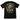 Back of Legendary USA black t-shirt featuring bold metallic gold eagle graphic and slogan “Motor Driven Leather Situations,” made in USA